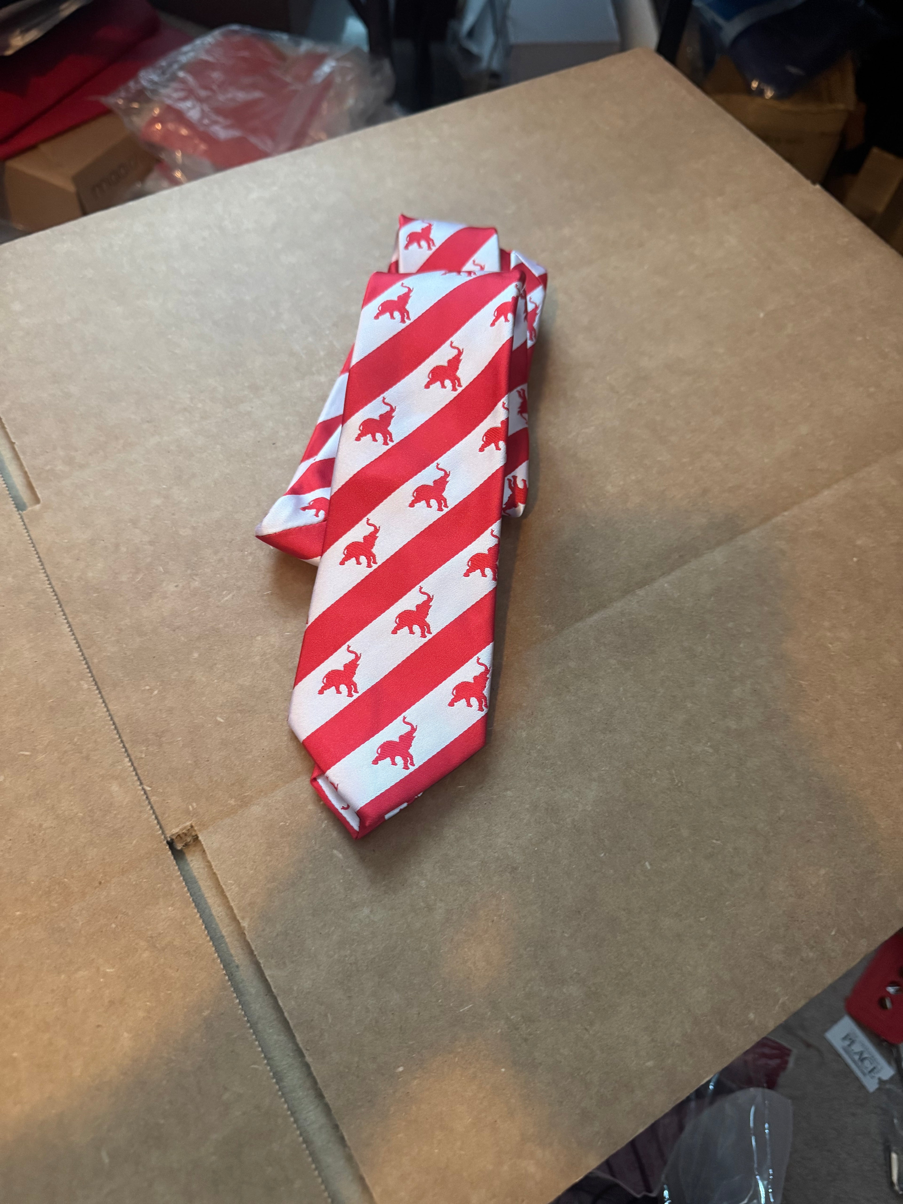 RW Striped Elephant Tie