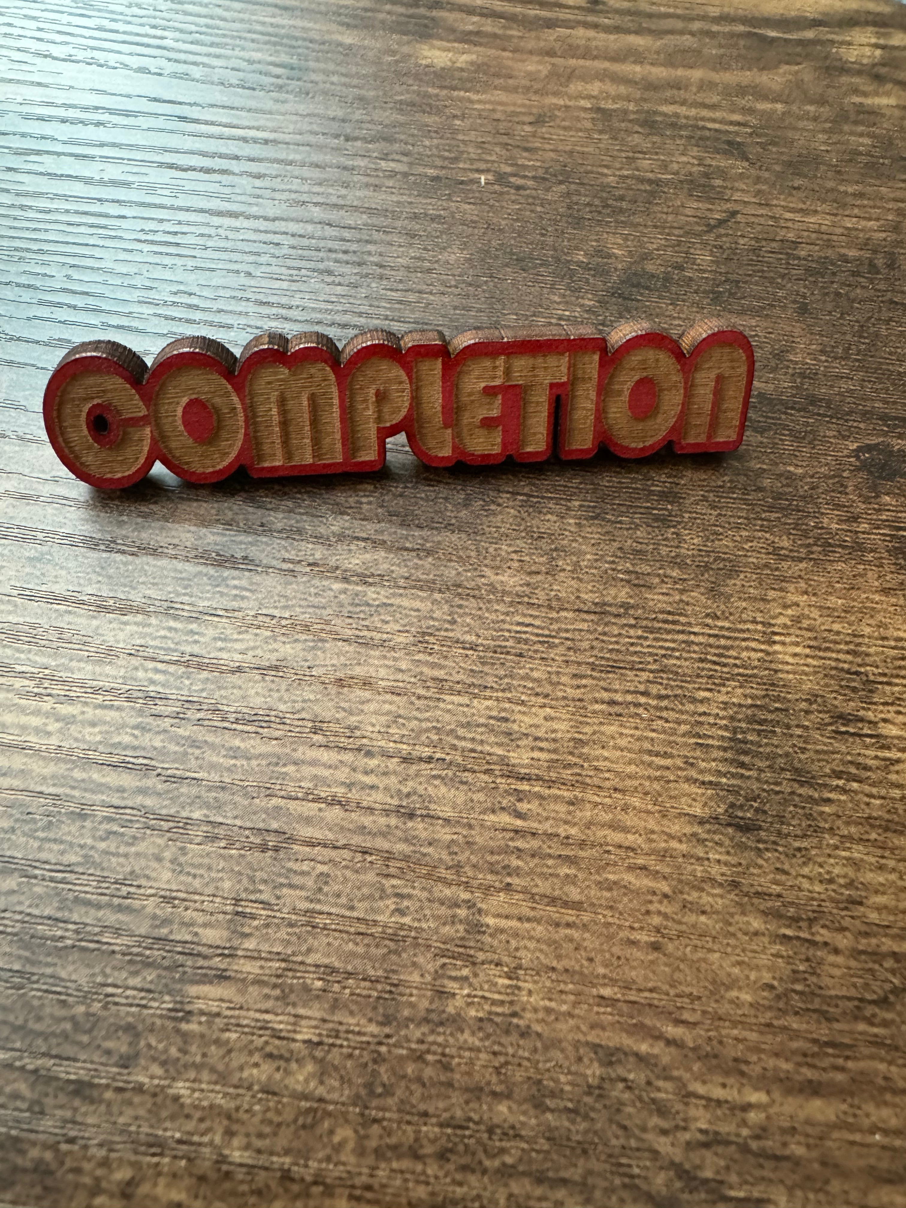 Line Name Wooden Pin