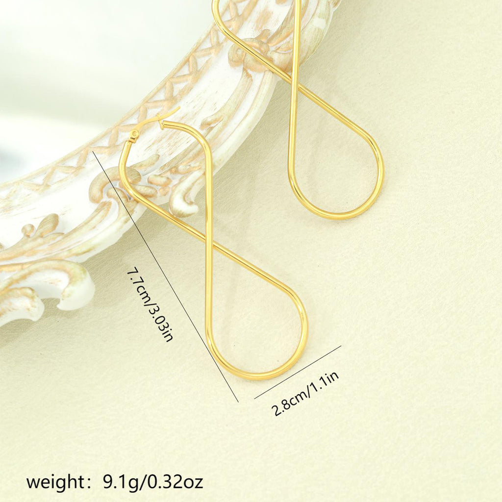 Infinity Link Earring Hoops