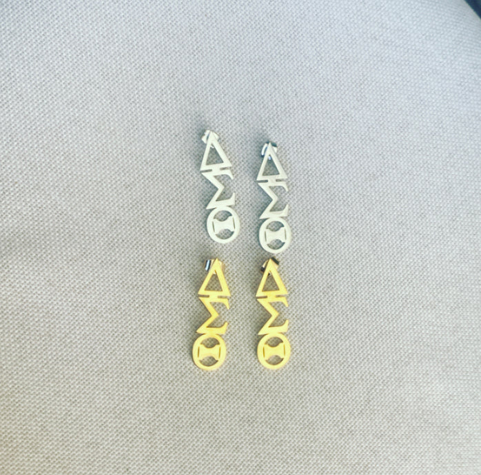 LG ΔΣΘ Stud Earrings