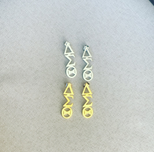 LG ΔΣΘ Stud Earrings