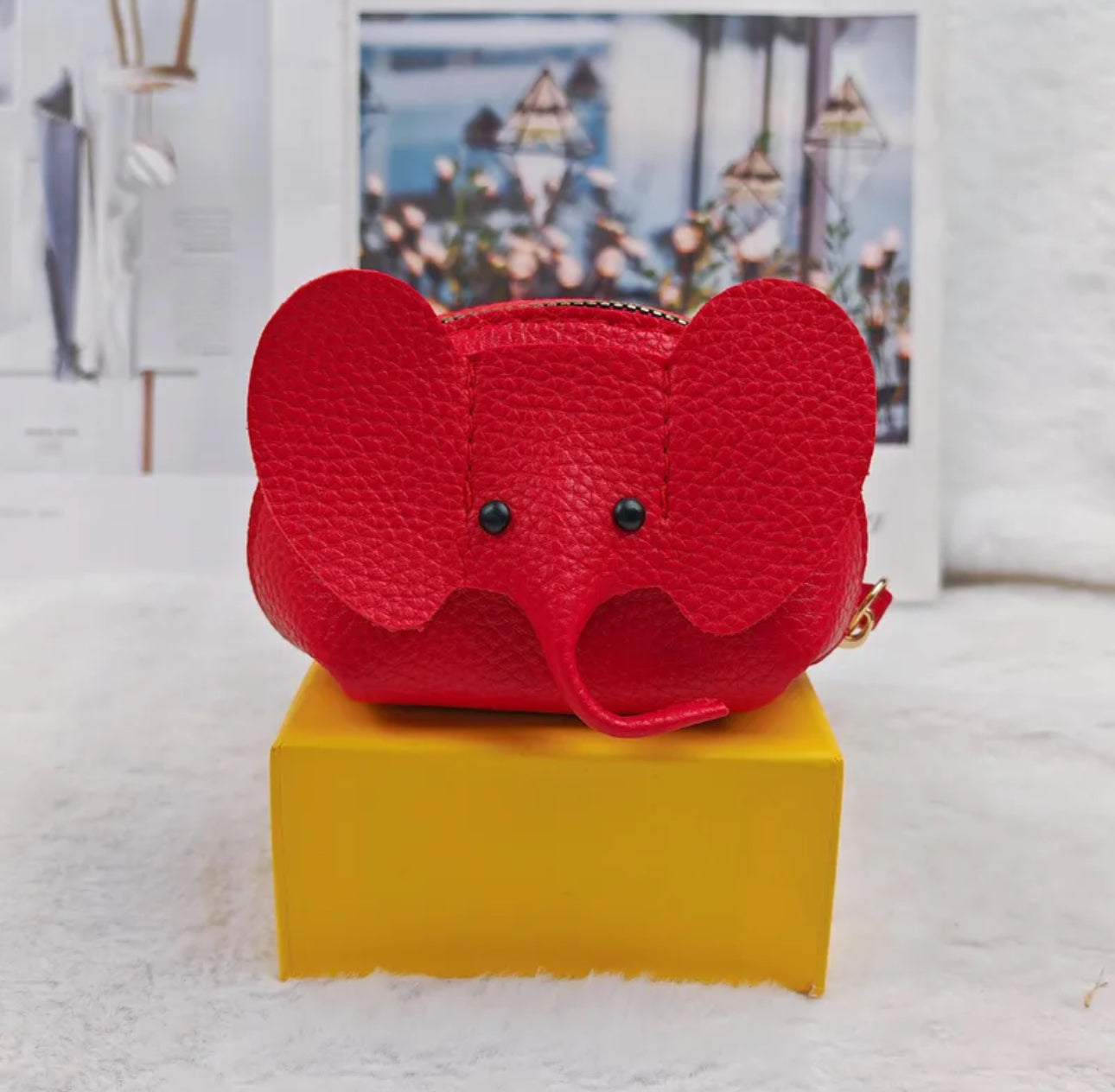 Elephant Head Coin Purse