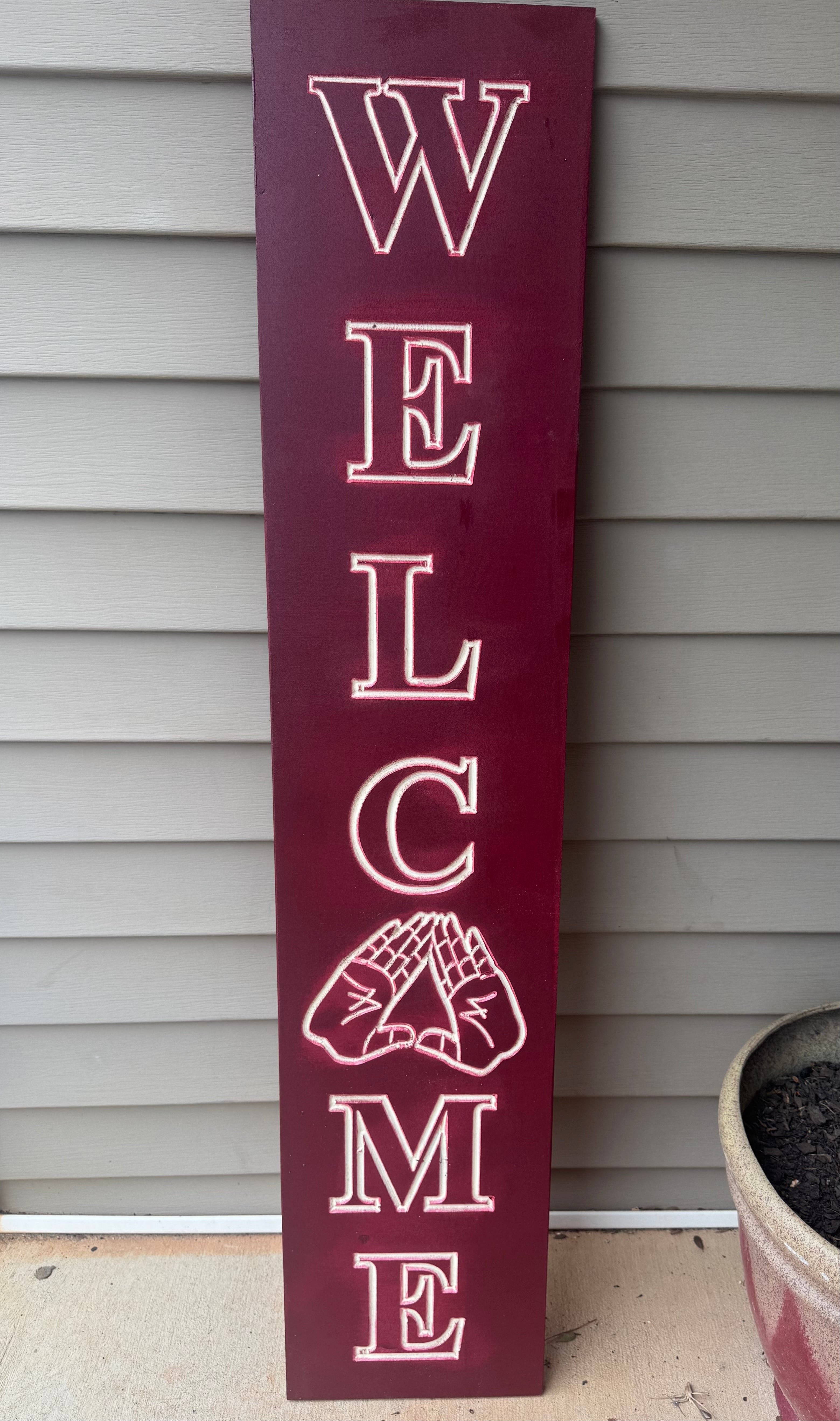 DST Welcome Porch Sign