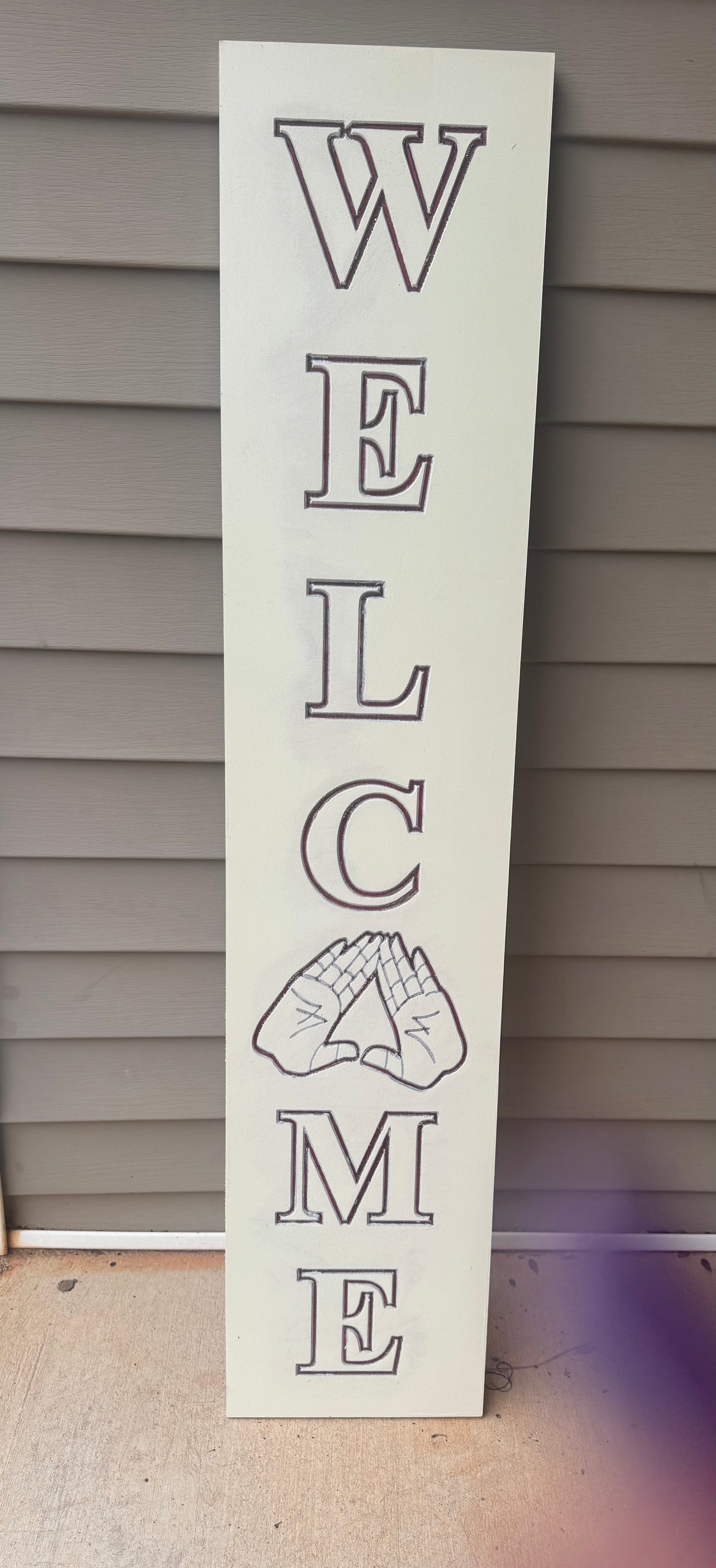 DST Welcome Porch Sign