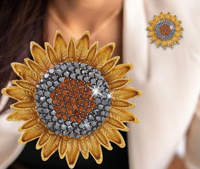 Sunflower Lapel Pin