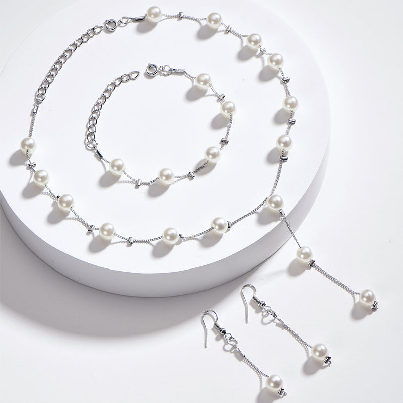 Pearl Necklace Set