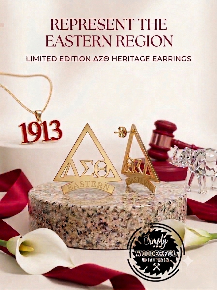 ΔΣΘ Regional Stud Earrings