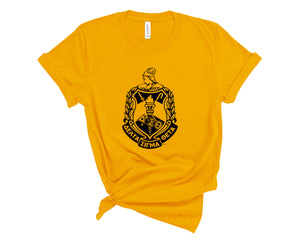 Minerva Crest T-shirt (Gold)