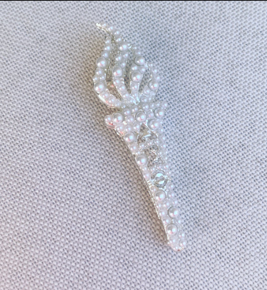 Pearl Torch Lapel Pin