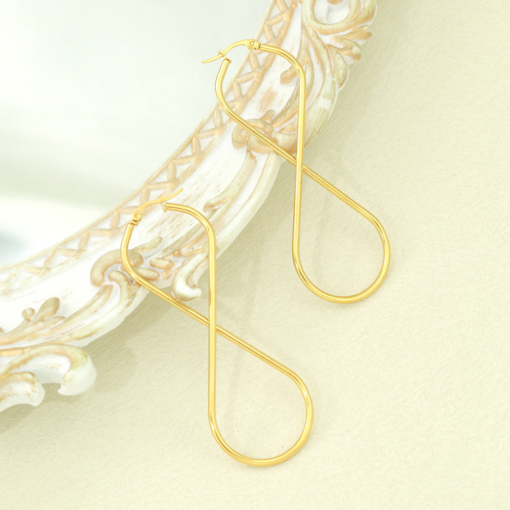 Infinity Link Earring Hoops