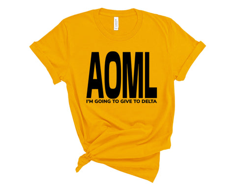 AOML T-shirt (Gold)
