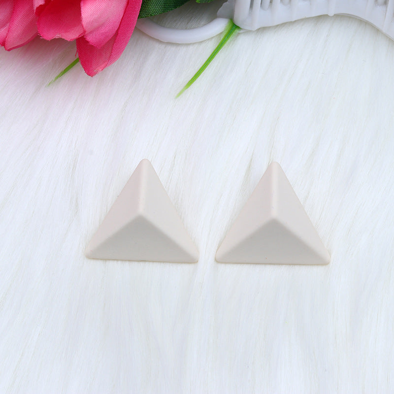 White Pyramid Studs