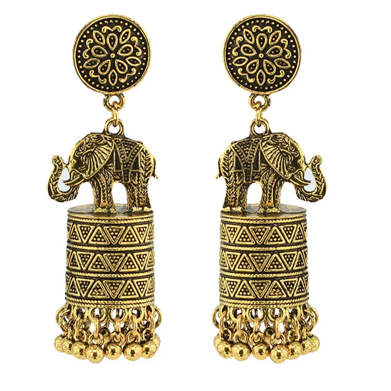 Bohemian Elephant Earrings