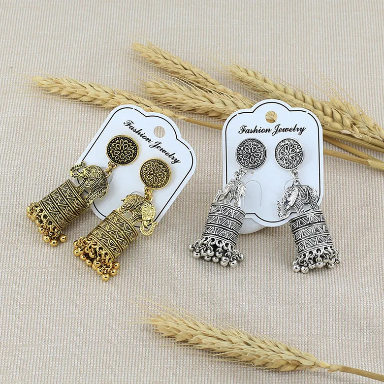 Bohemian Elephant Earrings