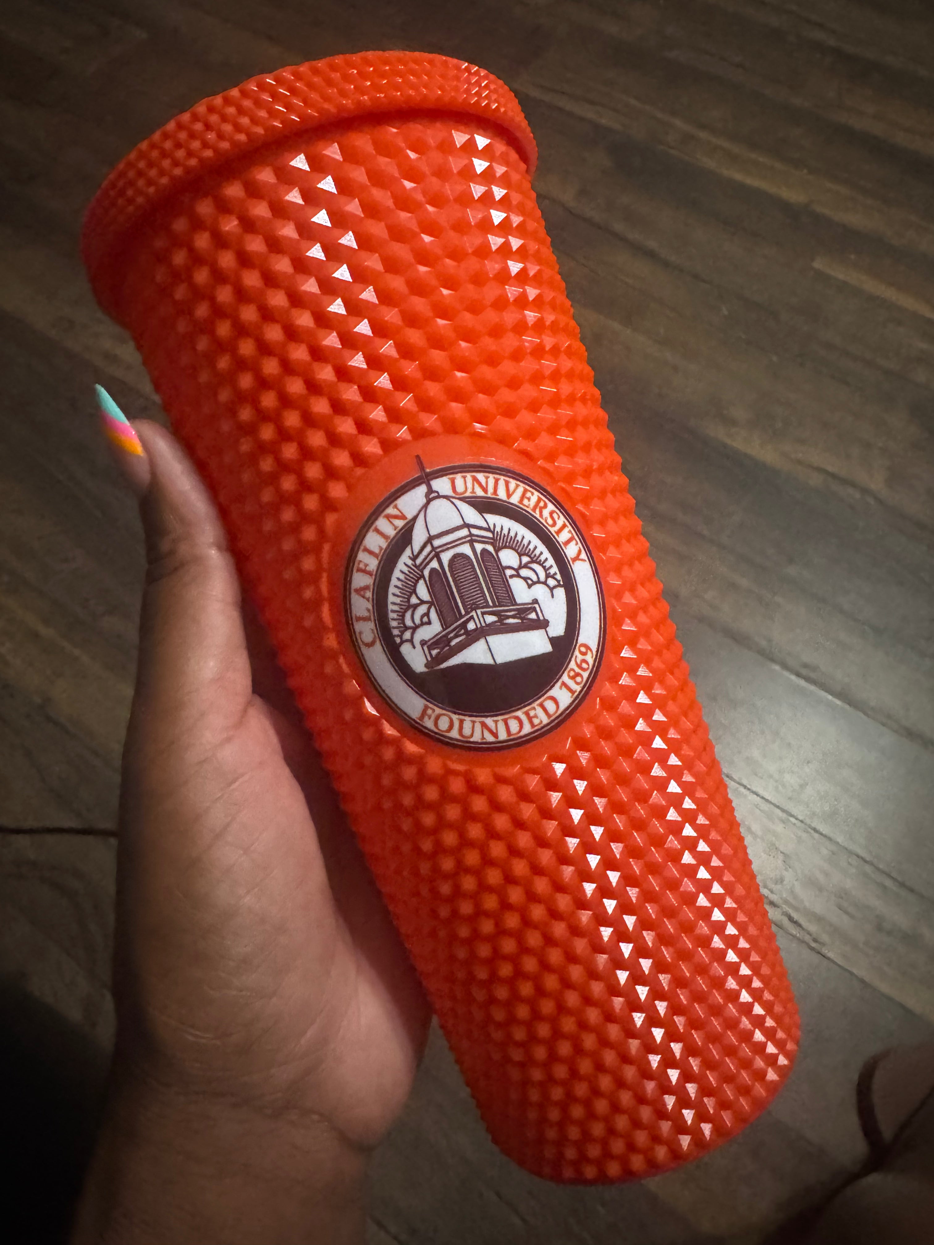 Claflin University Heritage Studded Tumbler