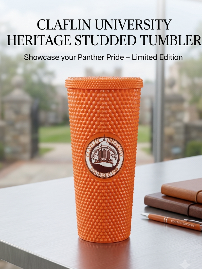 Claflin University Heritage Studded Tumbler