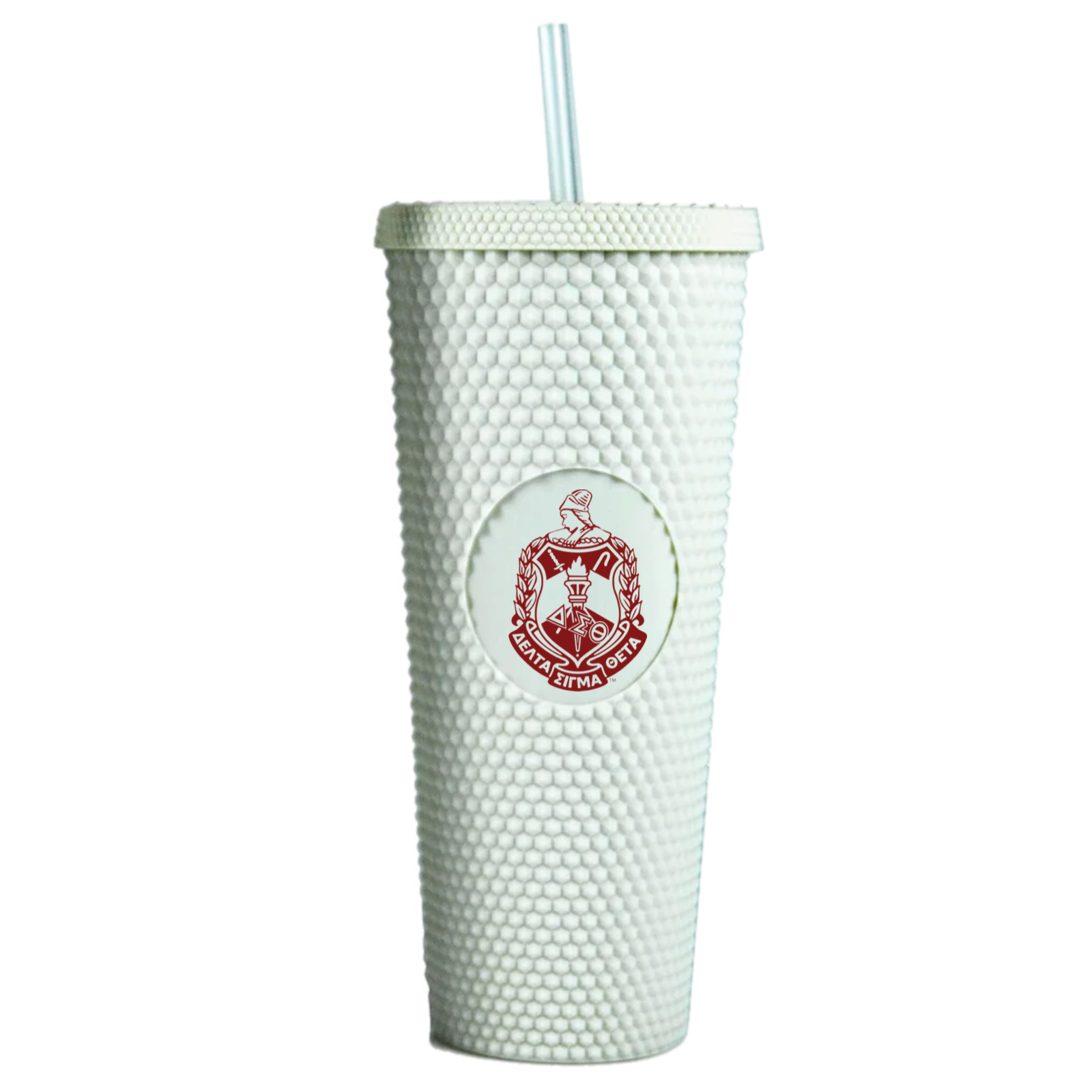 White DST Studded Tumbler