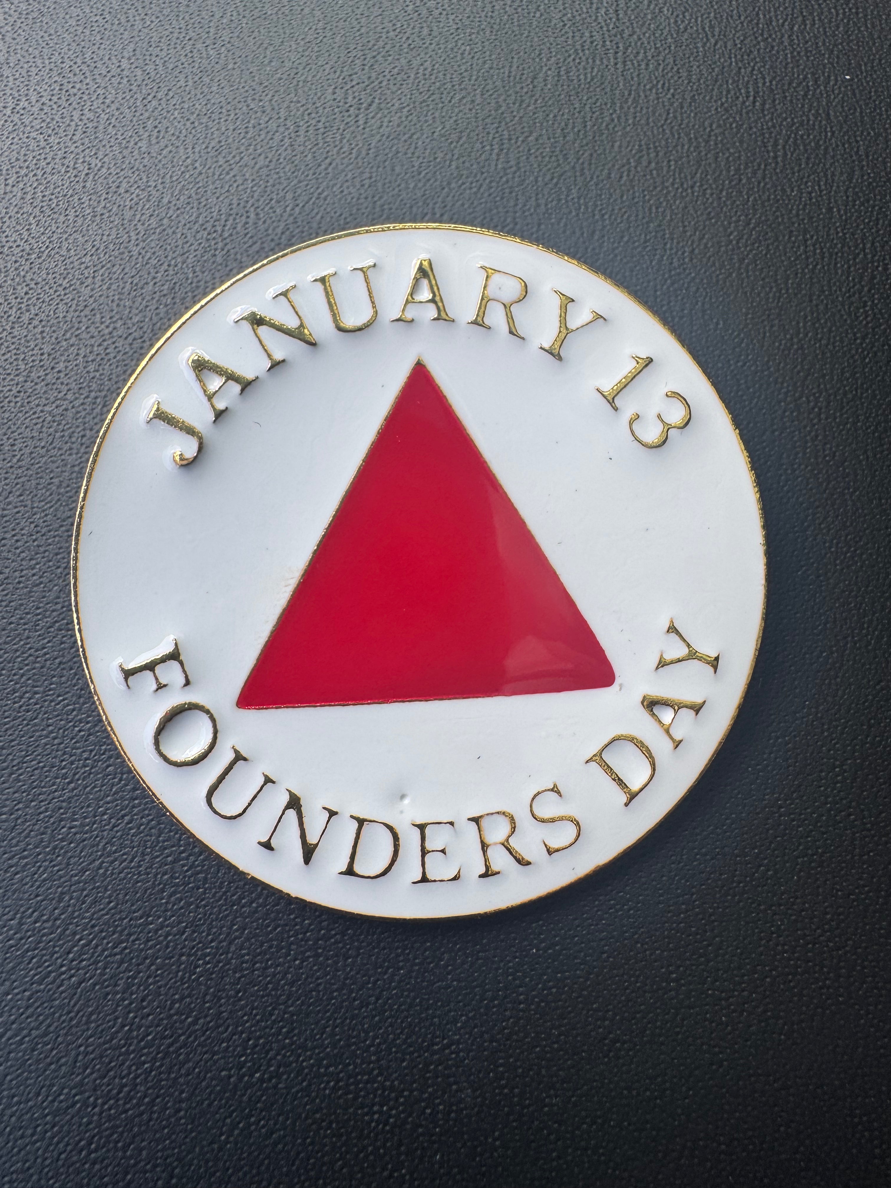 Founders Day Lapel Pin