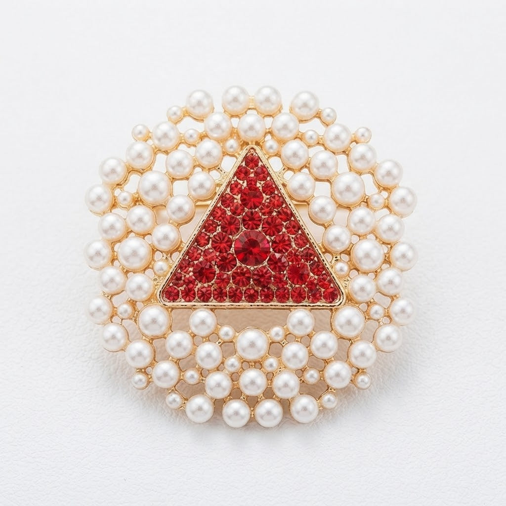 Crimson Halo Lapel Pin