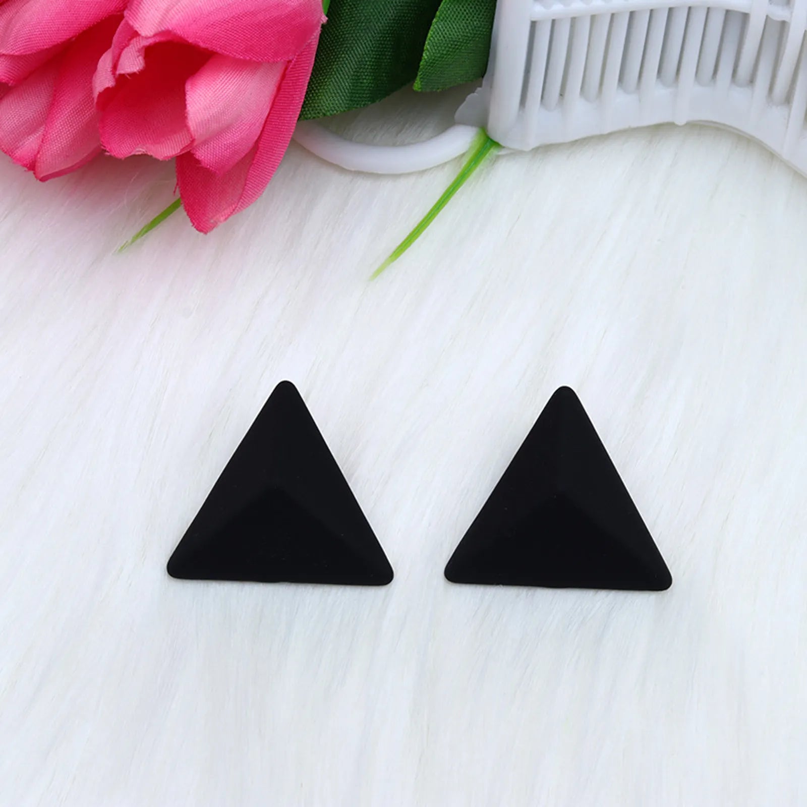 Black Pyramid Studs