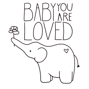 Baby You Are Loved Paint Kit
