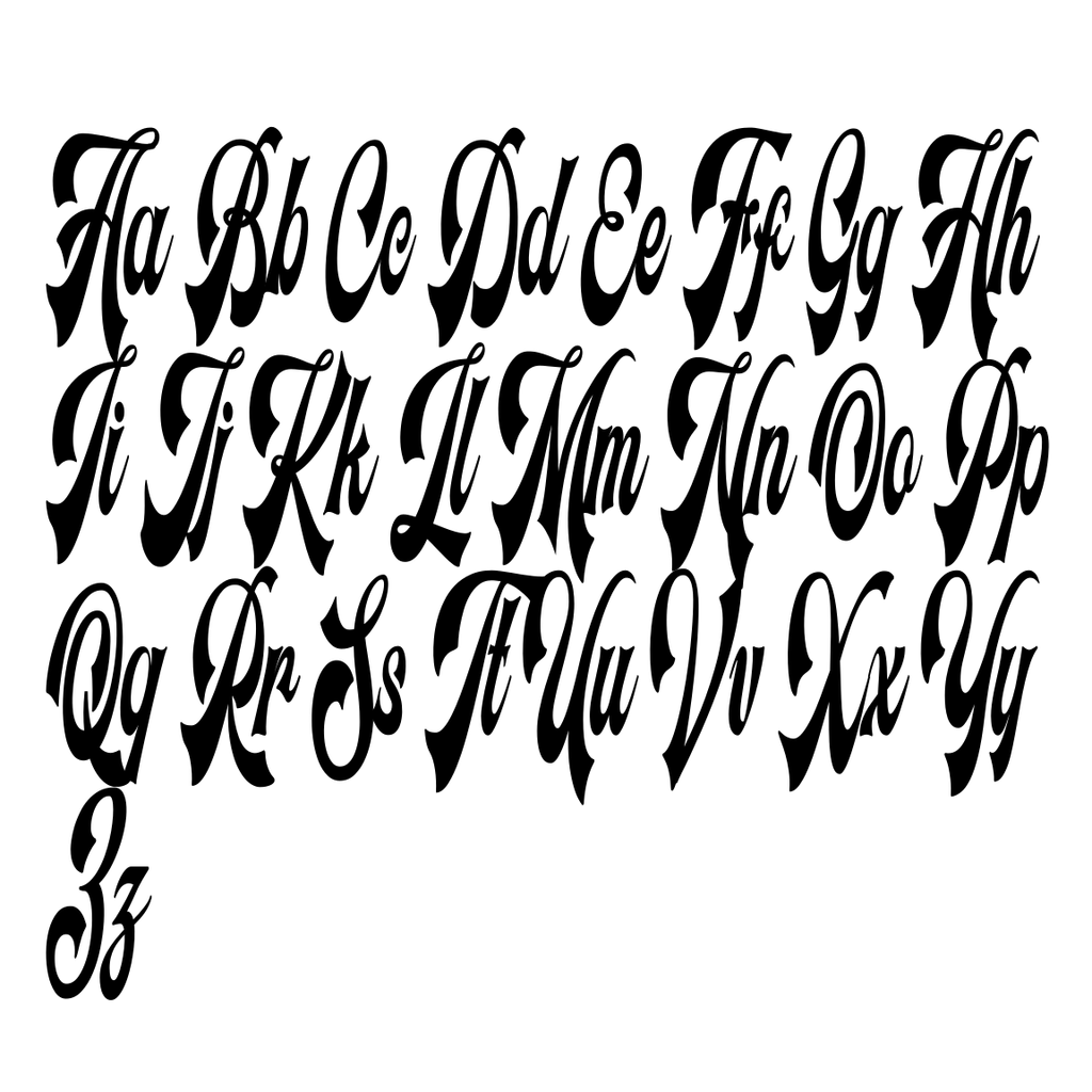 HEADSTER INITIAL FONT MONOGRAM