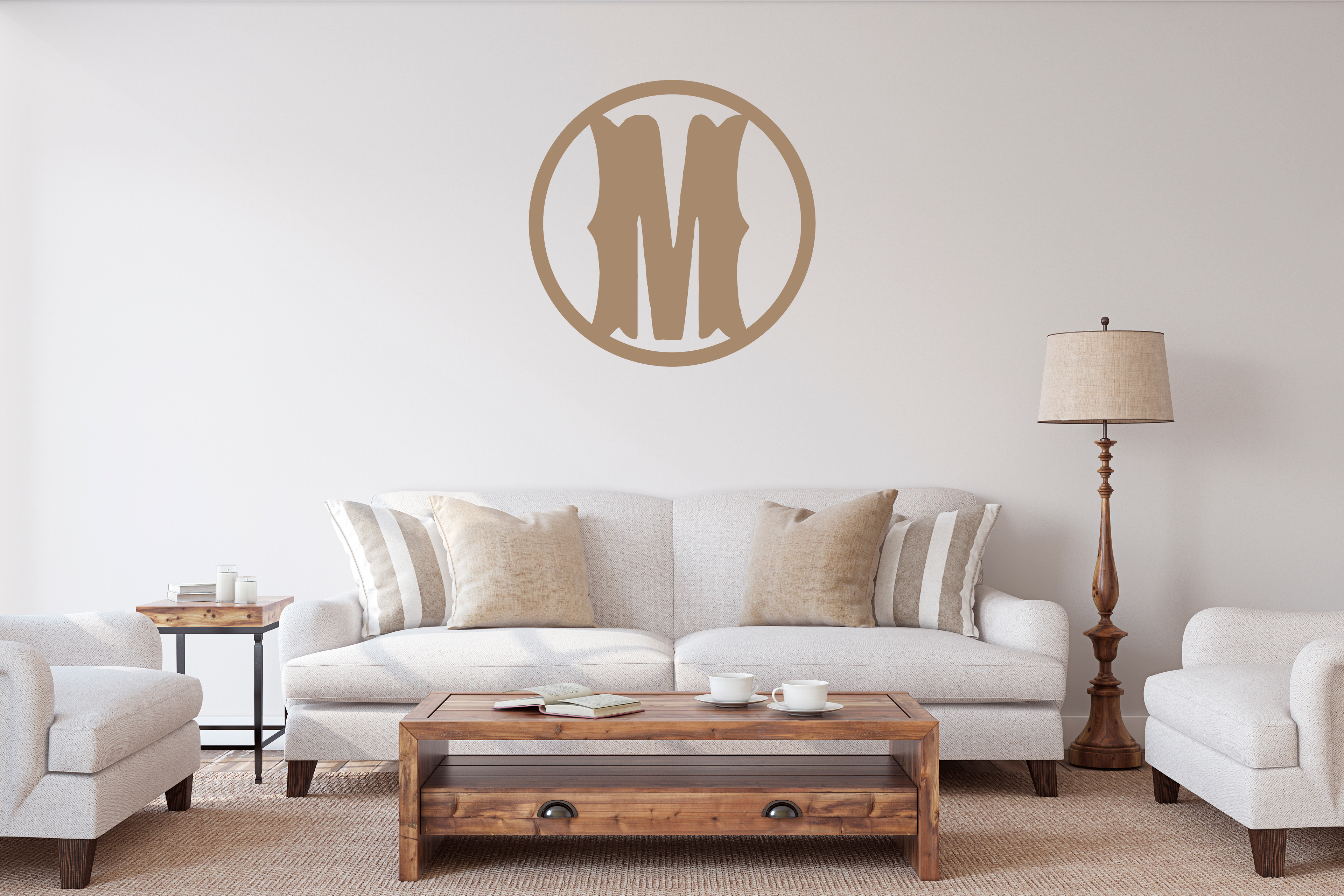 HEILWEST FONT ROUND INITIAL MONOGRAM