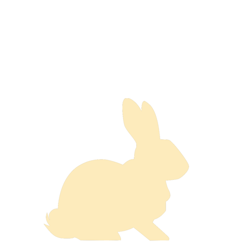 Wooden Bunny Rabbit