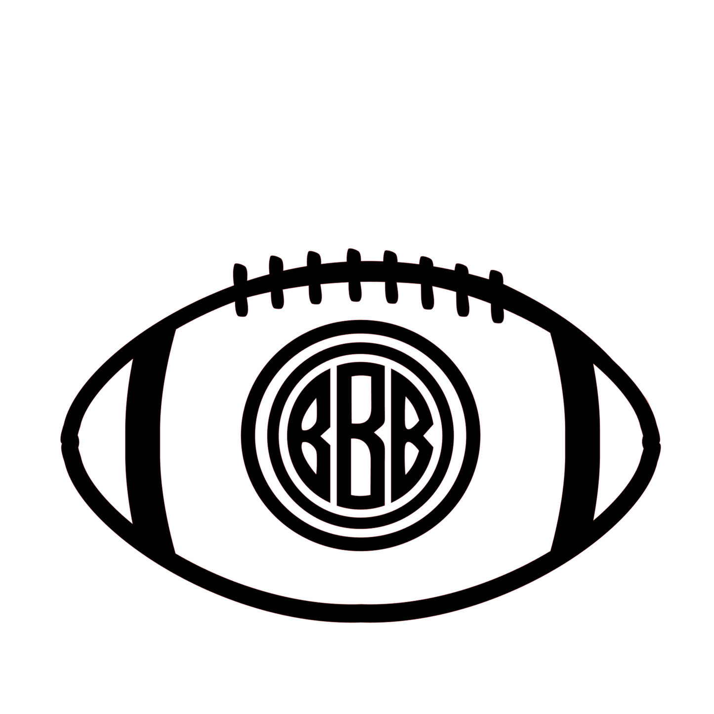 Football w/ Monogram Paint Kit