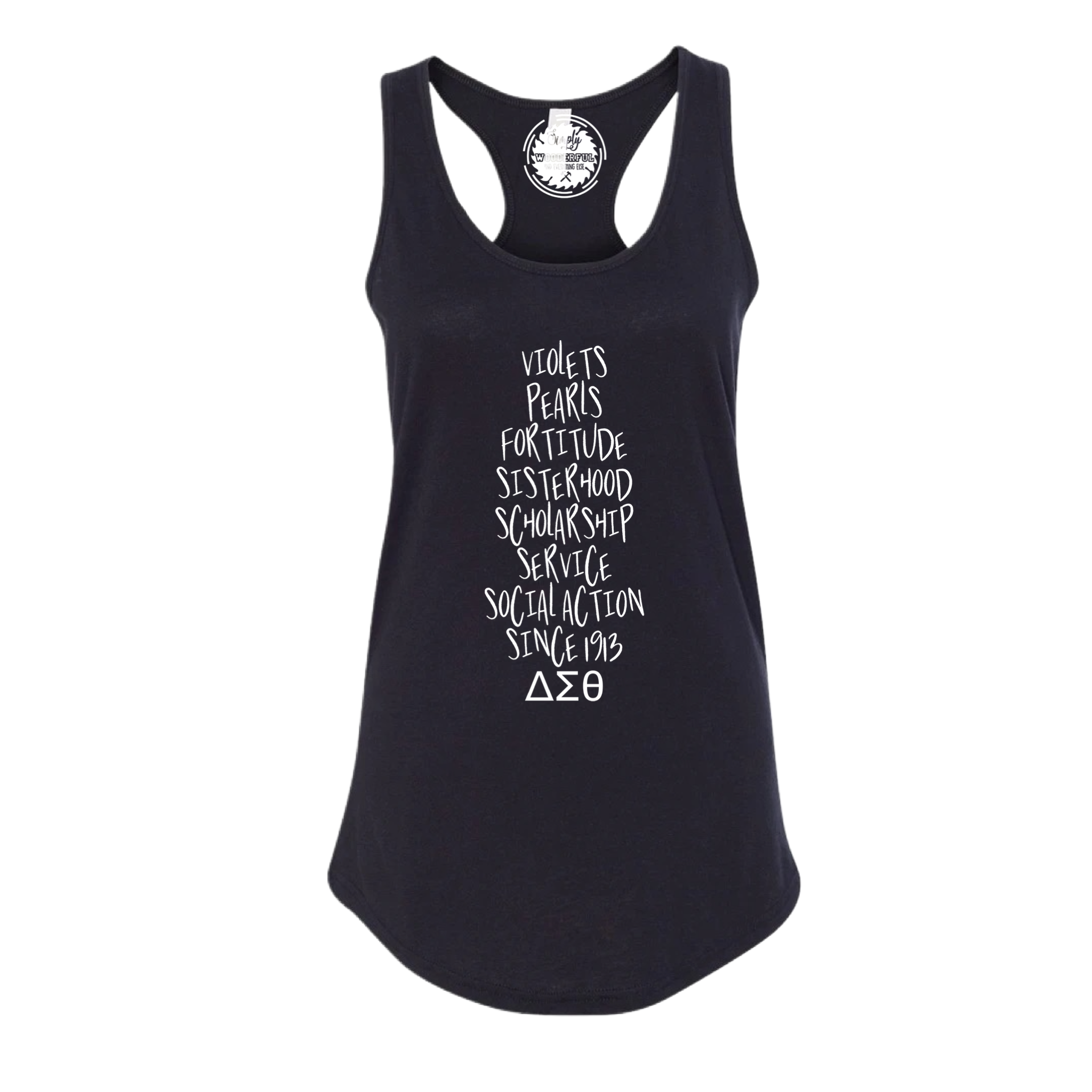 Violets & Pearls Tank Top