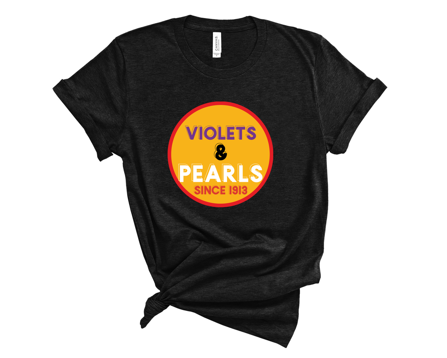 Violets & pearls since 1913 tee