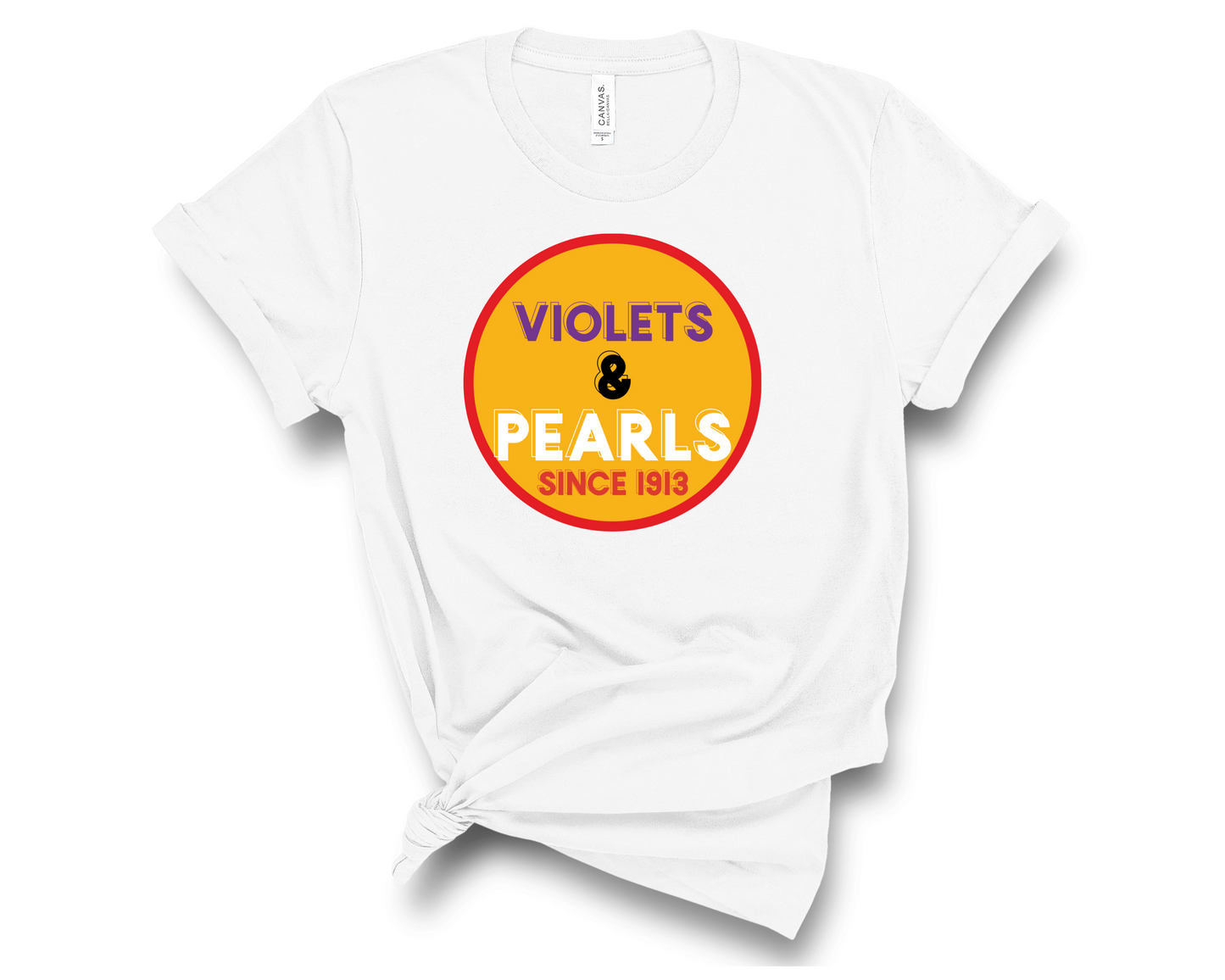 Violets & pearls since 1913 tee