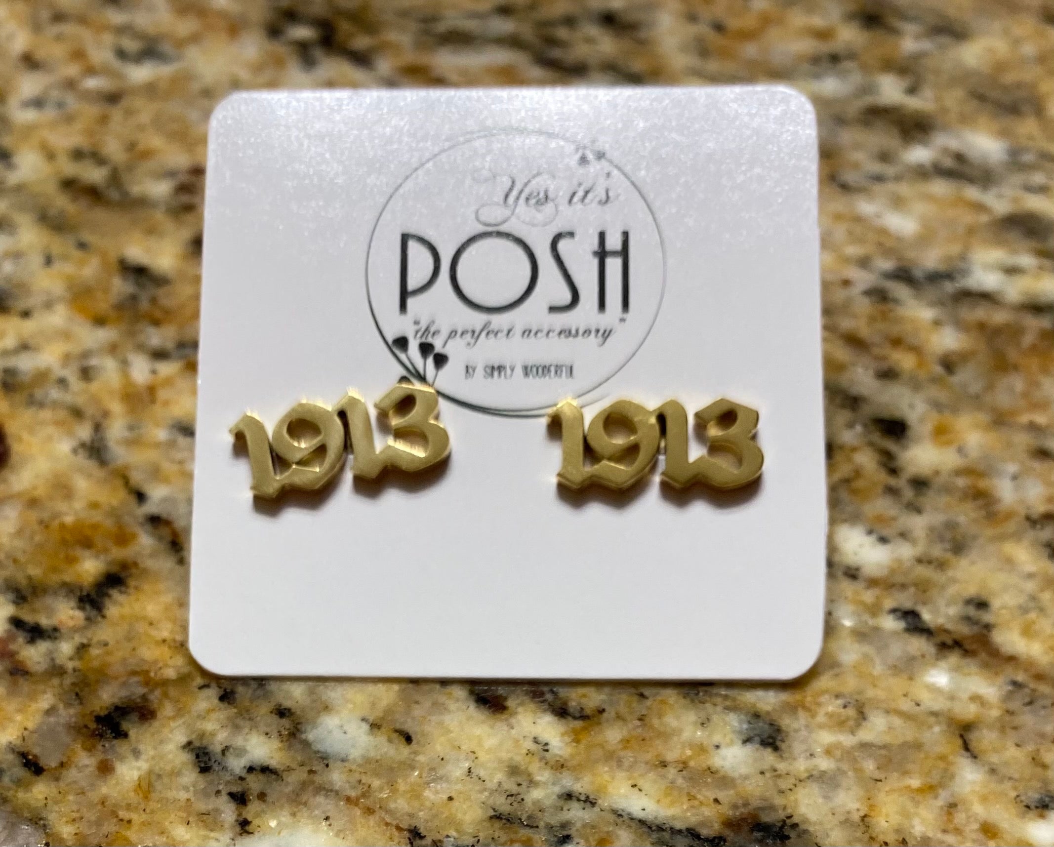 1913 Stud Earrings