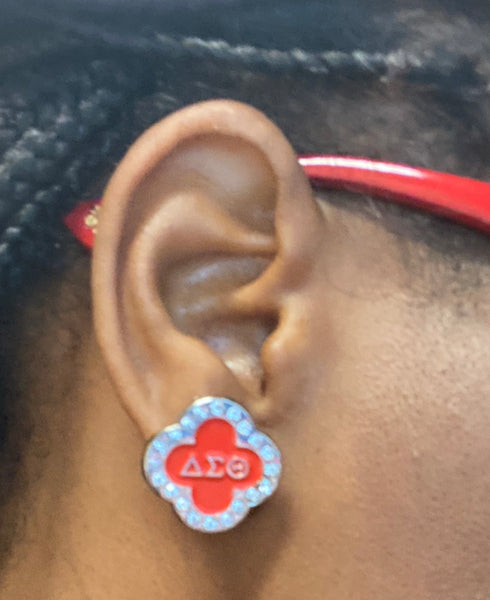 ΔΣΘ Clover Ear Studs