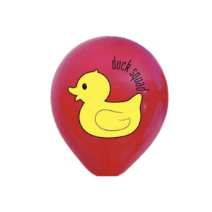 6 Duck Squad Latex Balloons