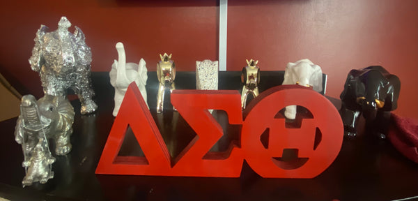ΔΣΘ Wooden Sign