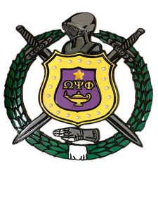 Omega Psi Phi Fraternity Shield