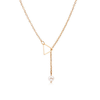 Pyramid Pearl Necklace