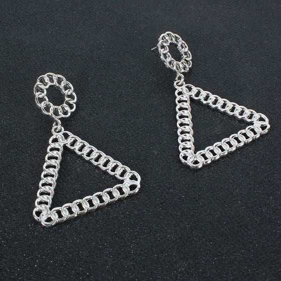 Pyramid Dangle Earrings