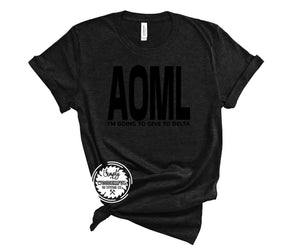 AOML Blackout T-shirt
