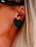 Red Heart Earrings