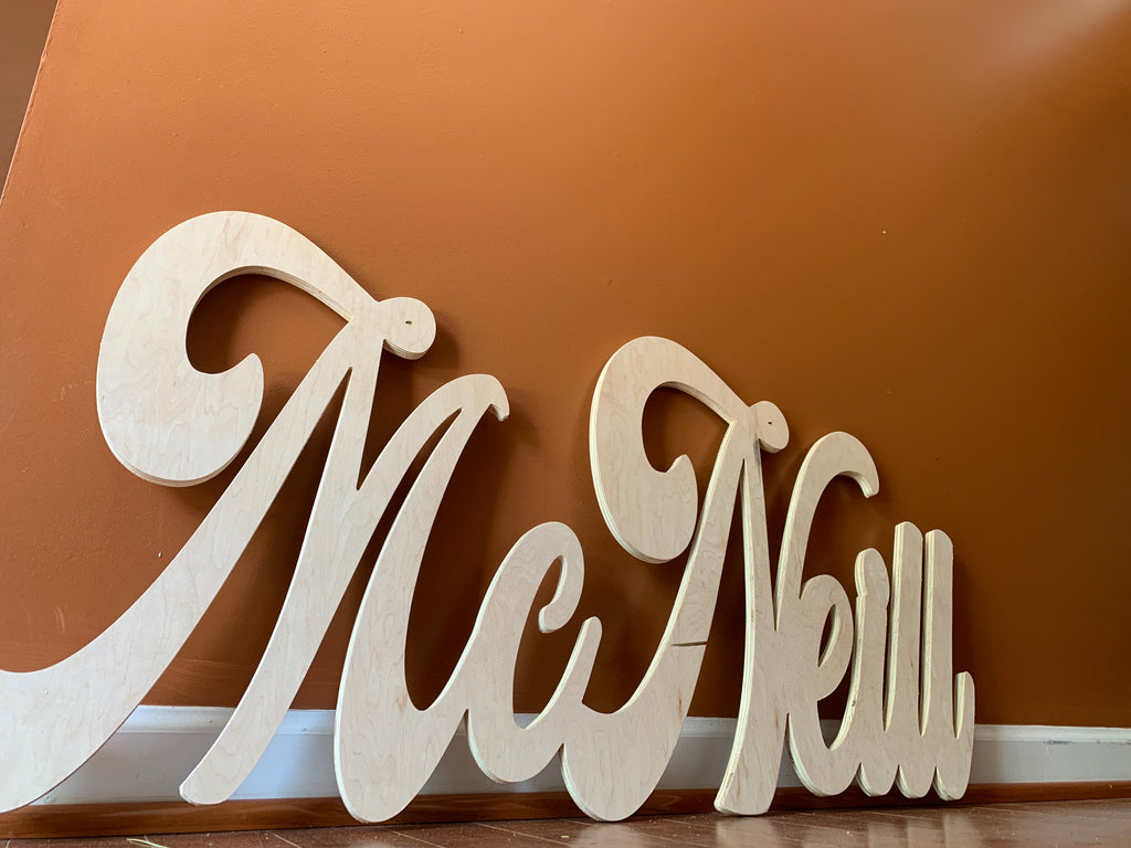 ALEXANDRIA FONT WALL SIGN