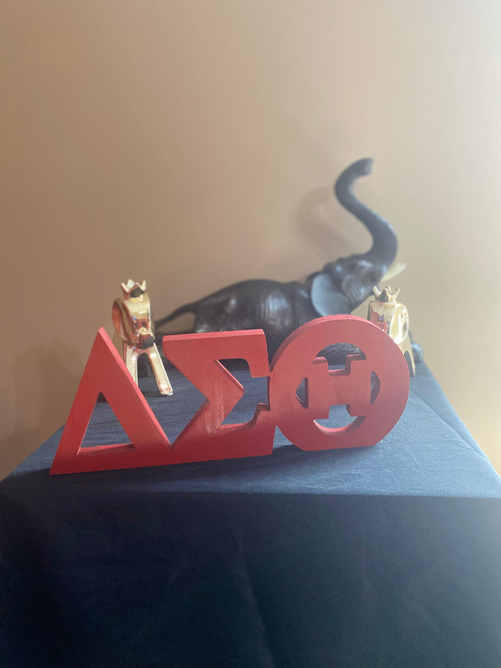 ΔΣΘ Wooden Sign