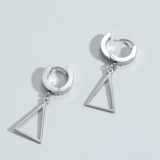 Geometric Pyramid Earrings