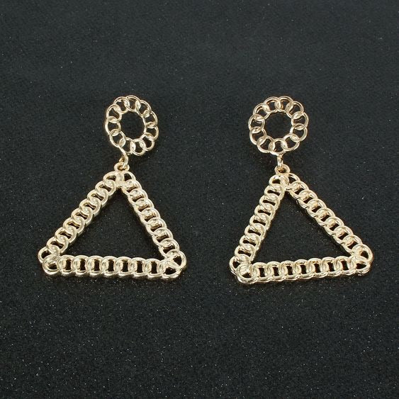 Pyramid Dangle Earrings