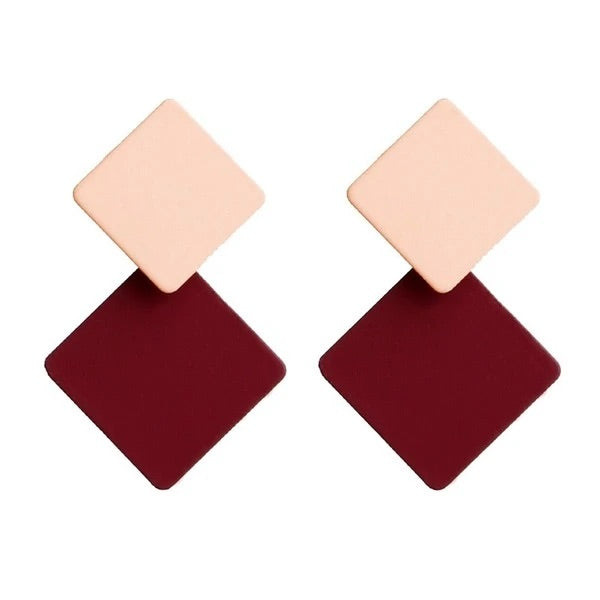 Square Stud Earrings