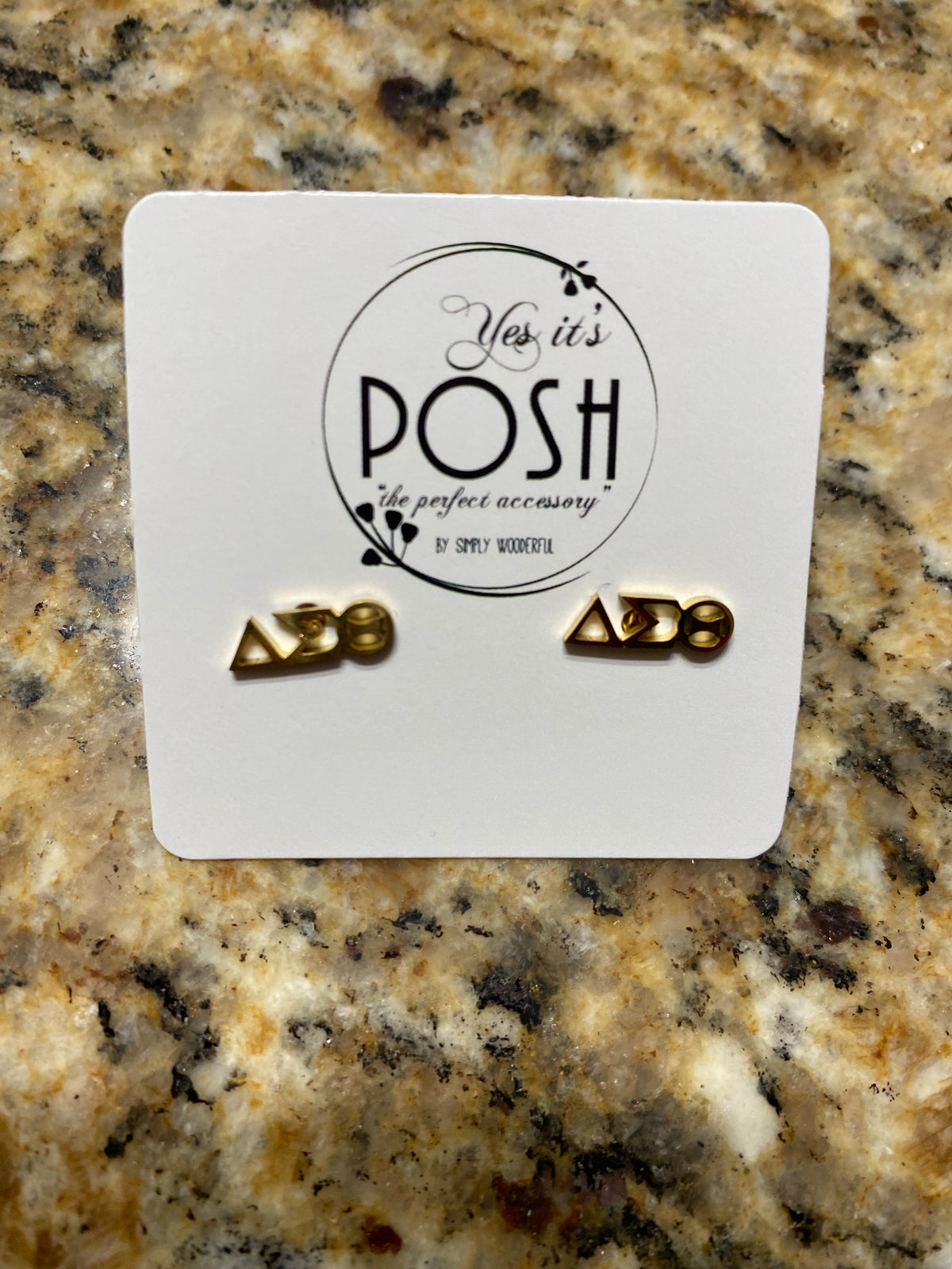 Mini ΔΣΘ Ear Studs