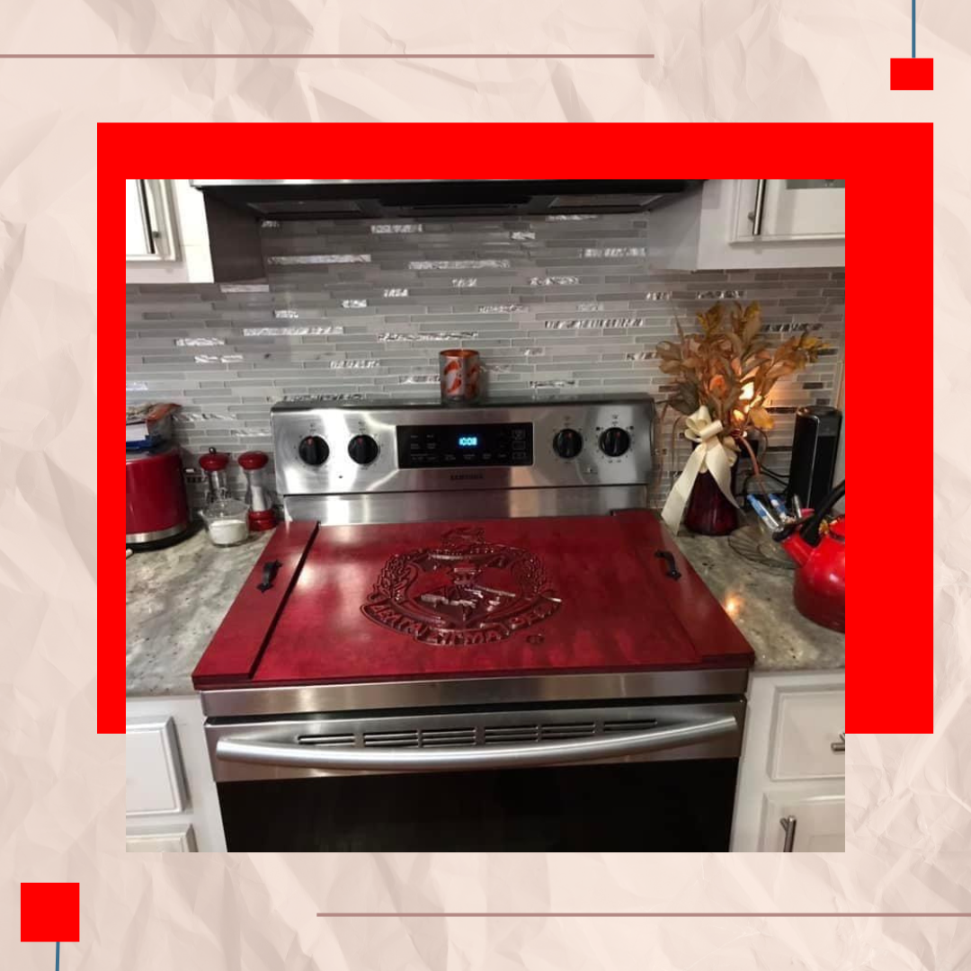 Delta Sigma Theta Stove Cover