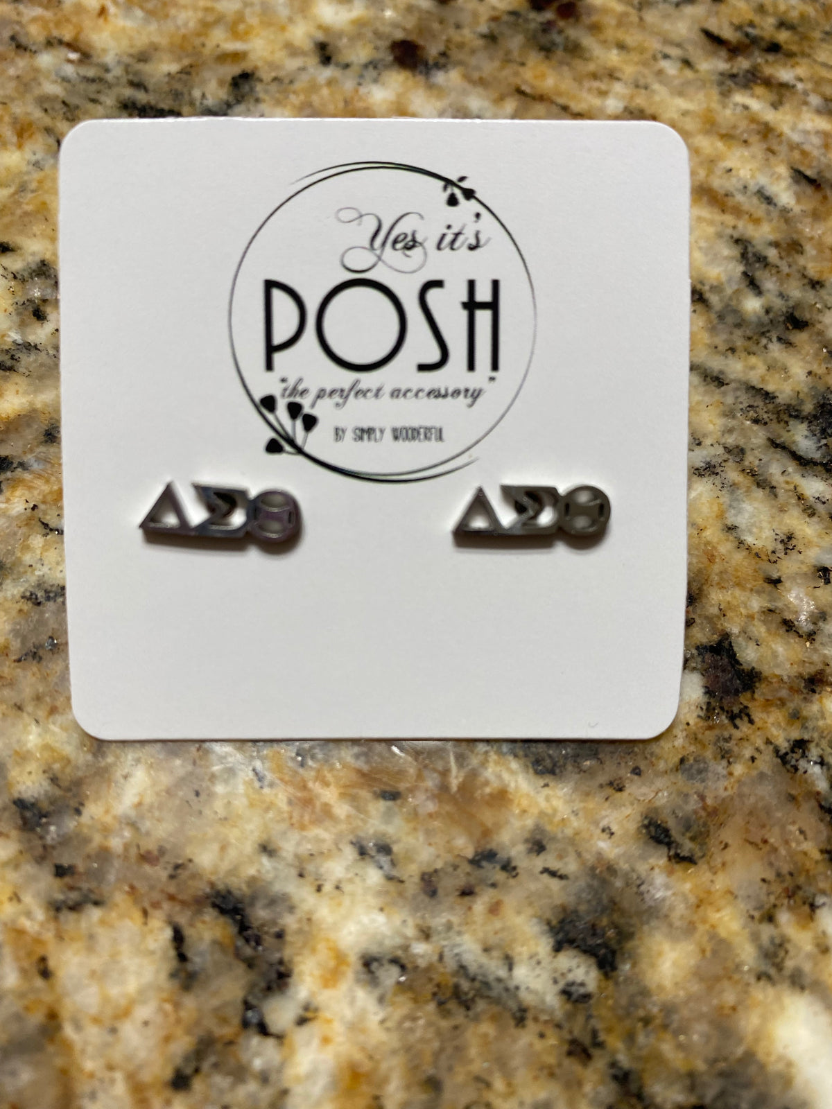 Mini ΔΣΘ Ear Studs