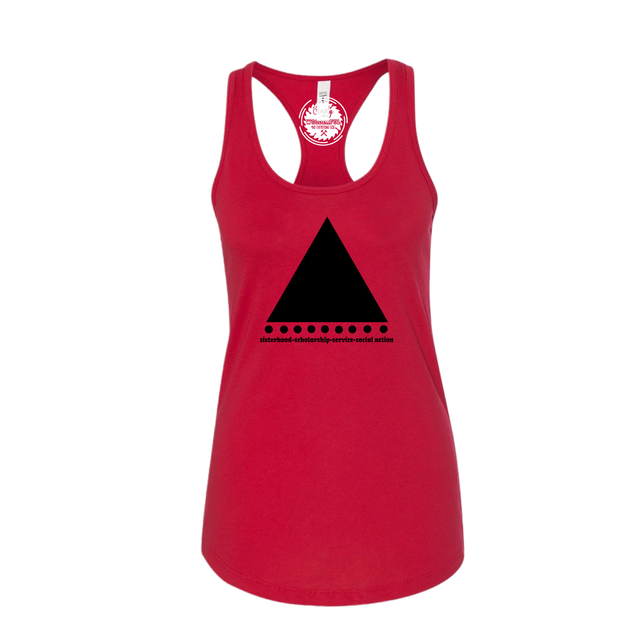 Black Pyramid Tank Top